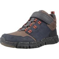 Buty dla chłopców - Geox J Flexyper Boy B ABX Buty dziecięce, Granatowy/brązowy, 38 EU - miniaturka - grafika 1