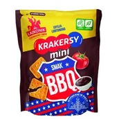 Pasztet i przetwory mięsne - Lajkonik Mini Krakersy o smaku BBQ 100 g - miniaturka - grafika 1