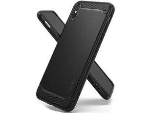 Ringke Etui Ringke Onyx iPhone XS Max 6.5 Czarne RGK747BLK - Etui i futerały do telefonów - miniaturka - grafika 1