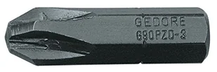 Gedore Bit z końcówką krzyżową PZ 1 Gedore 6552790 stal specjalna Chromowo-wanadowa Oksydowany 25 mm C 6.3 10 szt - Akcesoria do elektronarzędzi - miniaturka - grafika 1