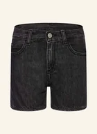 Spodenki damskie - Calvin Klein Szorty Jeansowe schwarz - miniaturka - grafika 1