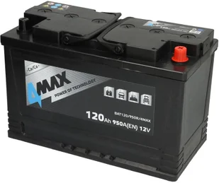 Akumulator 12V 120Ah/950A P+ Biegun standardowy 348x175x234 B03 Rozruchowy - Ładowarki i akumulatory - miniaturka - grafika 1