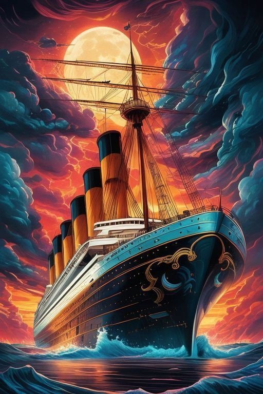 PUZZLE TITANIC STATEK DICAPRIO A3 252 el z Nadrukiem + IMIĘ Pudełko #48
