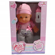 Lalki dla dziewczynek - LALKA NOWORODEK NIEMOWLAK BOBAS JAK ŻYWY 22CM - miniaturka - grafika 1