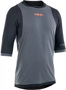 Koszulki rowerowe - ION ION Scrub AMP 3/4 LS Tee Men, szary/czarny EU 54 | XL 2021 Koszulki MTB i Downhill 47212-5013-900-XL - grafika 1