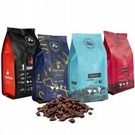 Kawa - Zestaw Caveres 4 MIESZANKI Aroma, Vero, Rosso, Turchese Kawa ziarnista 1000G - miniaturka - grafika 1