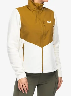 Bluza z zamkiem damska Helly Hansen Daybreaker Block Jacket - snow - Bluzy sportowe damskie - miniaturka - grafika 1