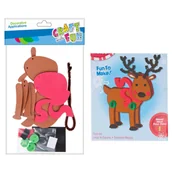 Zabawki kreatywne - Craft with Fun Zestaw kreatywny Eva Renifer Pbh 12/288 - miniaturka - grafika 1