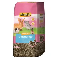Akcesoria do hodowli zwierząt - MultiFit Ściółka ze słomy do stosowania jako podkład 24 kg - miniaturka - grafika 1