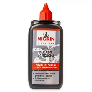 Olej do łańcucha rowerowego All Weather NIGRIN 100 ml - Akcesoria rowerowe - miniaturka - grafika 1
