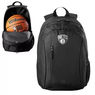 Plecaki - Plecak do koszykówki Wilson NBA Team Brooklyn Nets - WZ6015002 - miniaturka - grafika 1