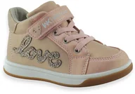 Buty dla dziewczynek - Dziewczęce buty za kostkę skórzana wkładka Wojtyłko 25379 Różowe - miniaturka - grafika 1