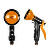 Węże ogrodowe i zraszacze - Pistolet do zraszania wielofunkcyjny z płynną regulacją BLACK LINE - miniaturka - grafika 1