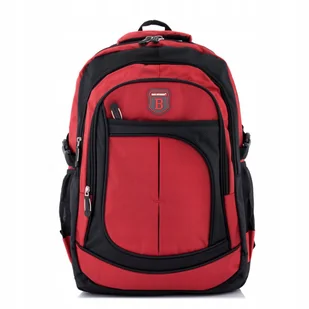 Czerwony Plecak do Pracy Męski Duży 30L Sportowy Wodoodporny BagStreet Z95 - Empik - Plecaki Czerwony Plecak do Pracy Męski Duży 30L Sportowy Wodoodporny BagStreet Z95 - Empik - Plecaki - miniaturka - grafika 1