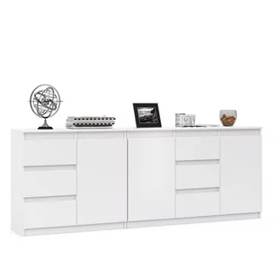 Komoda Natalia 200cm BIAŁY MAT - Komody - miniaturka - grafika 1