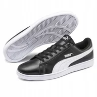 Buty sportowe męskie - Buty męskie trampki sportowe Puma Up 37260501 lekkie czarne 44.5 - miniaturka - grafika 1