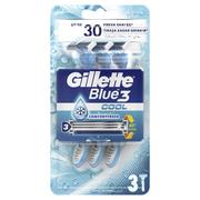 Balsamy po goleniu - Gillette Blue3 Maszynka do golenia Cool 3 szt. - miniaturka - grafika 1