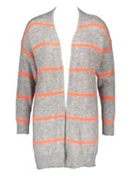 Swetry damskie - miss goodlife Kardigan w kolorze szaro-pomarańczowym - miniaturka - grafika 1