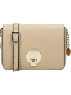 Torebki damskie - Wojas Skórzana torebka w kolorze beżowym - 18 x 13 x 6 cm - miniaturka - grafika 1