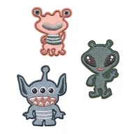 Plecaki - LÄSSIG Samoprzylepna naklejka tekstylna, Potwór, Einheitsgröße, Plecak - miniaturka - grafika 1