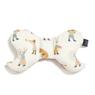 Kołdry i poduszki dla dzieci - La Millou Poduszka do wózka Angel's Wings Heartbeat Pink Music - miniaturka - grafika 1