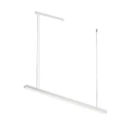 Lampy sufitowe - Biała liniowa lampa wisząca listwa LED 24W 3000K 120 cm HIATE 1849 Antigo - miniaturka - grafika 1