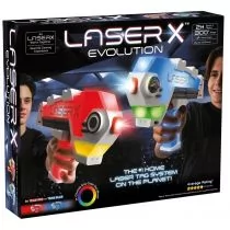 Laser X Evolution blaster zestaw podwójny Nowa - Militaria i wojskowość - miniaturka - grafika 2