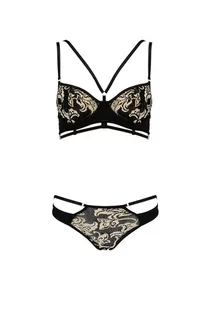Komplety bielizny - Nocna komplet biustonosz + figiCasmir Victoria bikini black - grafika 1