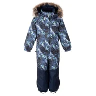 Kombinezony dla dzieci - Chłopięcy kombinezon zimowy REY ombre niebieski Lenne r.104 - miniaturka - grafika 1
