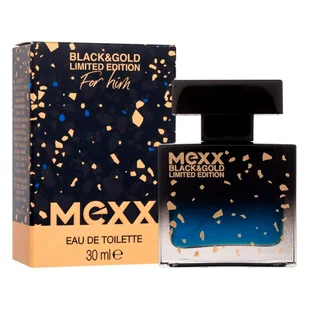 Woda toaletowa Mexx Black&Gold Limited Edition For Him 30 ml - Wody i perfumy męskie - miniaturka - grafika 1