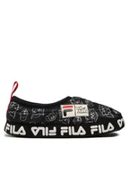 Buty dla chłopców - Fila Kapcie Wb Comfider Kids FFK0089.80010 Czarny - miniaturka - grafika 1