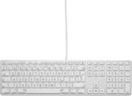 Klawiatury - LMP Large Font USB Keyboard 110 keys wired USB keyboard with 2x USB and aluminum upper cover - UK English 24209 - miniaturka - grafika 1