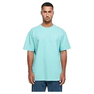 Koszulki męskie - Build Your Brand Męski T-Shirt Heavy Oversize Tee berylblue XL, Berylblue, XL - miniaturka - grafika 1