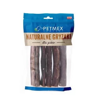 PETMEX  Przełyk wołowy okrągły gryzak naturalny 100g - Przysmaki dla psów - miniaturka - grafika 1