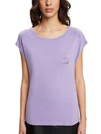 Koszulki i topy damskie - ESPRIT Collection T-shirt damski, 570/lawendowy, S - miniaturka - grafika 1