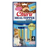 Przysmaki dla kotów - INABA Cat Meal Topper tuńczyk z małżą 4x14g (56g) - miniaturka - grafika 1