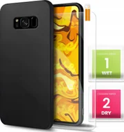 Etui i futerały do telefonów - Hello Case Etui do Samsung Galaxy S8 Czarne, Matowe, Obudowa Slim, Silikon SZKŁO - miniaturka - grafika 1