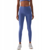 Legginsy - Legginsy damskie 4F F277 granatowe 4FWAW24TFTIF277 31S L - miniaturka - grafika 1