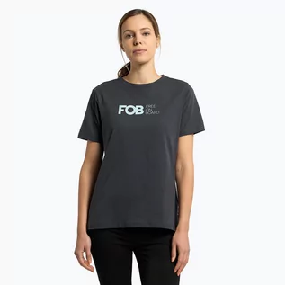 Pozostała odzież narciarska - T-shirt damski 4F TSD010 ciemnoszary H4Z22-TSD010 - grafika 1