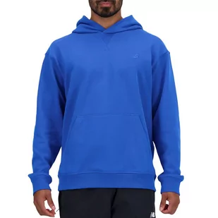 Bluza New Balance MT41534BUL - niebieska - Bluzy sportowe męskie - miniaturka - grafika 1