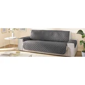 Koce - Ochraniacz na sofę 3-osobową Smukee, 280x179, grafitowy - miniaturka - grafika 1