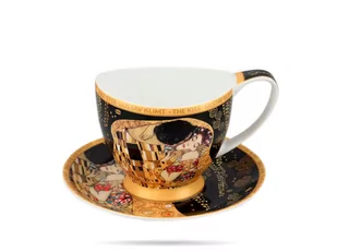 Filiżanka Vanessa Big Klimt Kiss Ciemny Carmani - Filiżanki - miniaturka - grafika 1