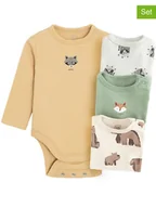 Body dla niemowląt - COOL CLUB Body (4 szt.) w kolorze żółto-zielono-kremowym - miniaturka - grafika 1