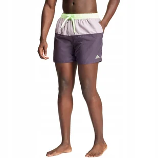 Spodenki kąpielowe męskie adidas Colorblock CLX fioletowe IR6226 S - Spodenki męskie - miniaturka - grafika 1