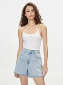 Body - Tommy Jeans Body Essential DW0DW17993 Biały Slim Fit - miniaturka - grafika 1