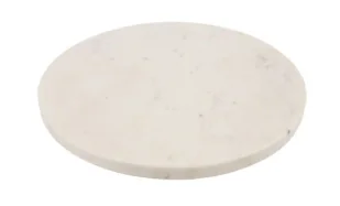 Marmurowa podkładka Ø 24 cm, jasnoszara - Deski do krojenia - miniaturka - grafika 1