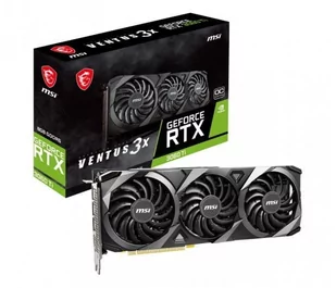 MSI GeForce RTX 3060 Ti Ventus 3X OC 8GB - Karty graficzne - miniaturka - grafika 1