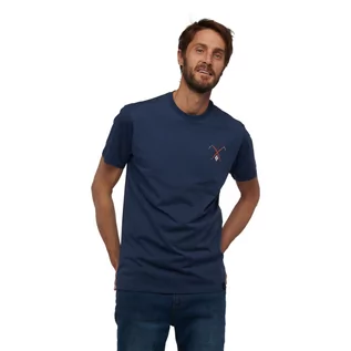 Koszulki męskie - Męski T-shirt Black Diamond PIOLET TEE ink blue - grafika 1