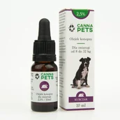 Pokarm dla ryb - Olejek konopny 2,5% dla zwierząt kurczak 10ml - miniaturka - grafika 1