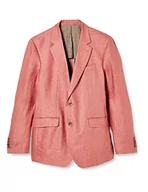 Kurtki męskie - Hackett London Męska kurtka Delave Linen Hopsack, różowy (Pink 325), 46 - miniaturka - grafika 1